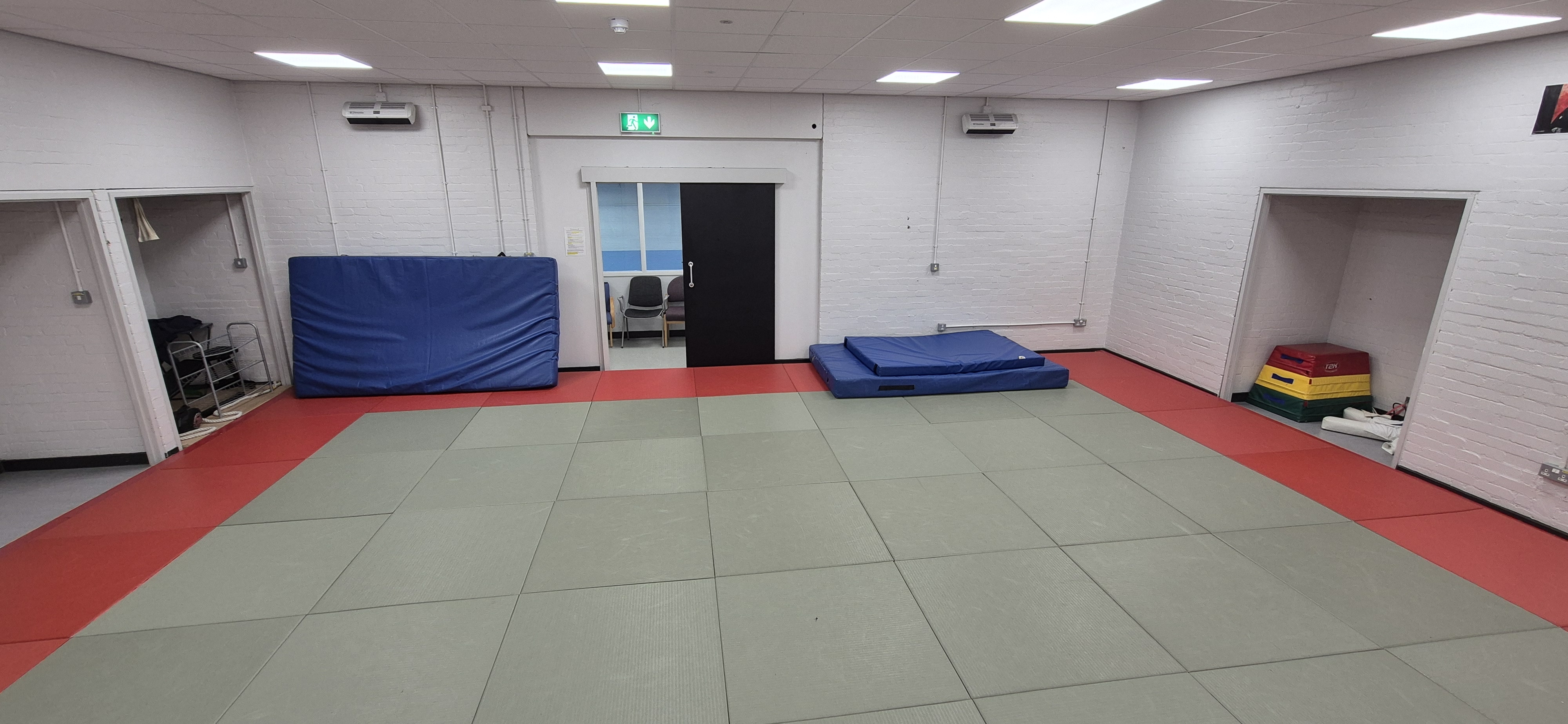 Judo Room at Whitburn Community Centre — specialist tatami mat flooring with crash mats, currently home to Whitburn Judo Club